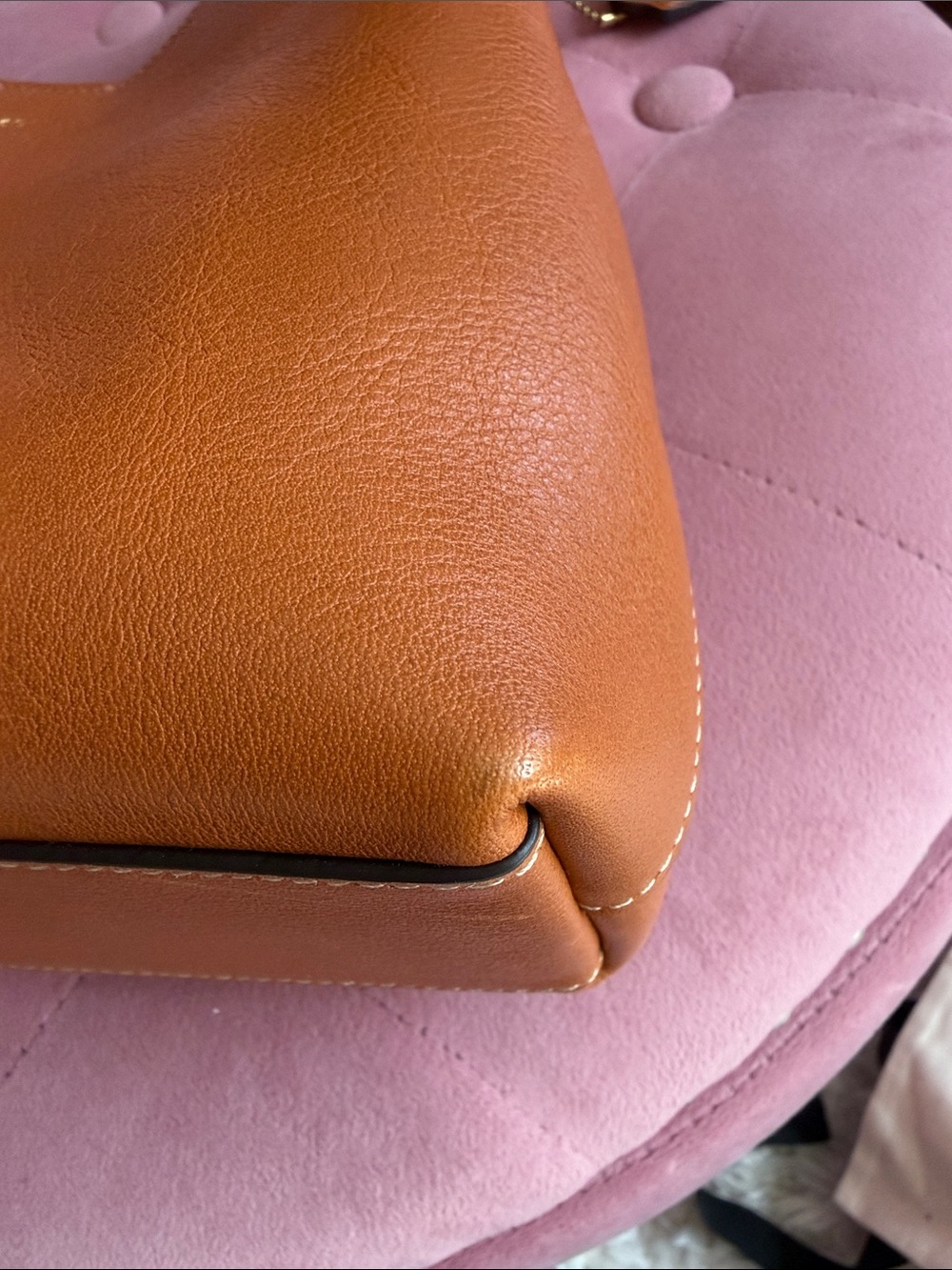 Coach Brooklyn 28 Shoulder Bag in Saddle Brown - Picture 5 of 9